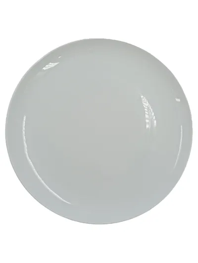 CreaTable Essteller Porzellan Weiß 25 cm Flachteller Speiseteller