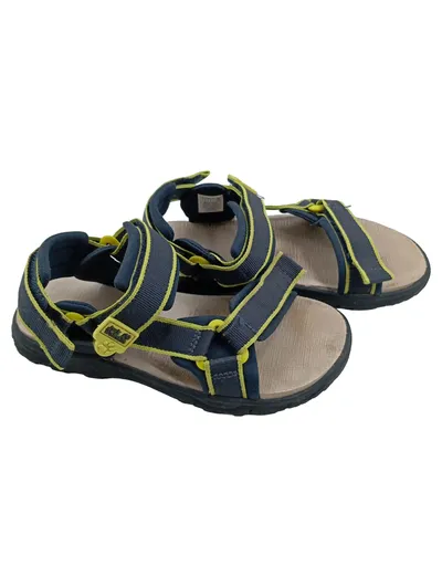 Jack Wolfskin Outdoorsandalen Kinder Gr. 31 Blau Gelb Klettverschluss