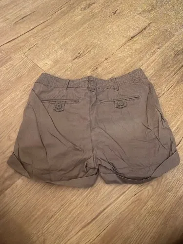 edc by Esprit Damen Chino Shorts Gr. 36 Beige Baumwolle Casual