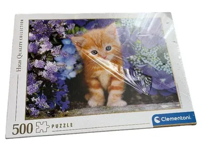 Clementoni Puzzle 500 Teile Katze Kitten High Quality Collection OVP