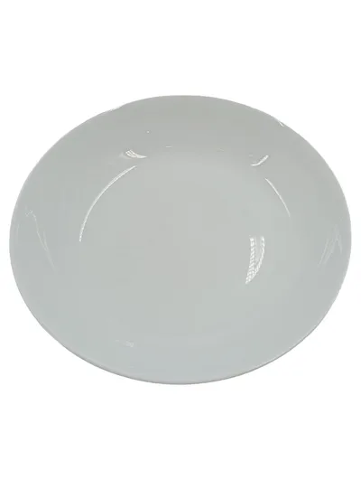 CreaTable Essteller Porzellan Weiß 21cm Flachteller Speiseteller