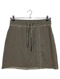 Boysen's Damen Hosenrock Gr. 40 Oliv Casual Minirock Baumwolle 1