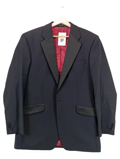 Austin Reed Smoking Sakko Herren Gr. 40 Schwarz Elegant Tuxedo