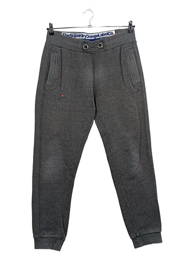 Superdry Orange Label Herren Jogginghose Gr. M Grau Meliert