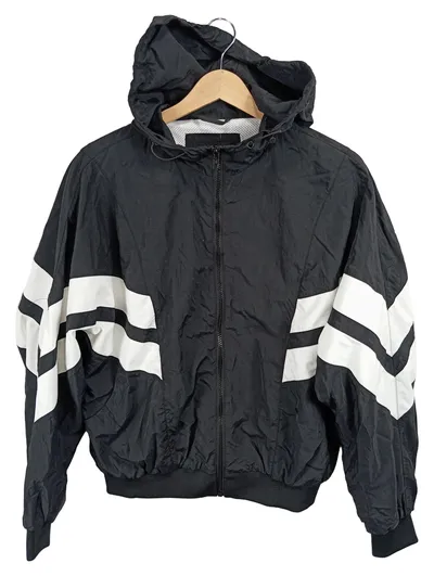 Urban Classics Trainingsjacke Damen Gr. S Schwarz Weiß Streifen Windbreaker