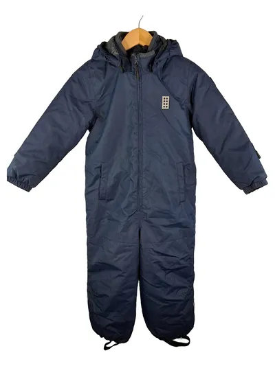 LEGO Wear Schneeanzug Kinder Gr. 116 Blau Kapuze Outdoor Overall