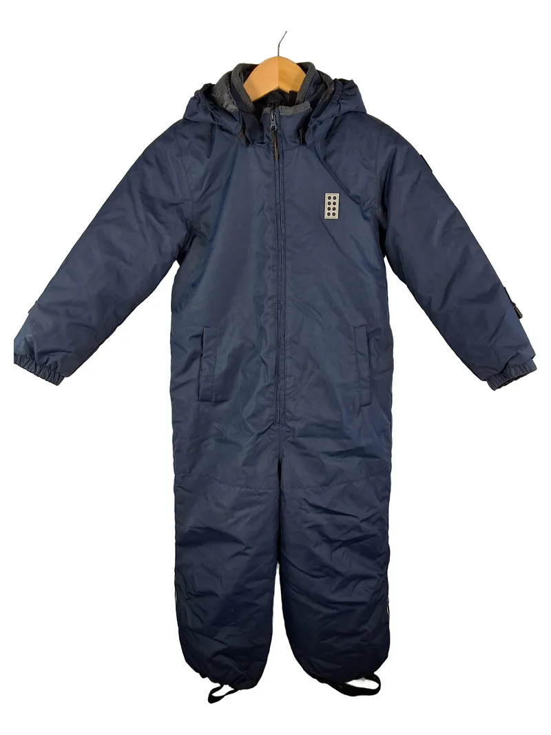 LEGO Wear Schneeanzug Kinder Gr. 116 Blau Kapuze Outdoor Overall 1