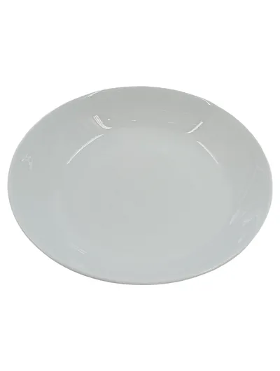 CreaTable Essteller Porzellan Weiß 21cm Speiseteller Flachteller