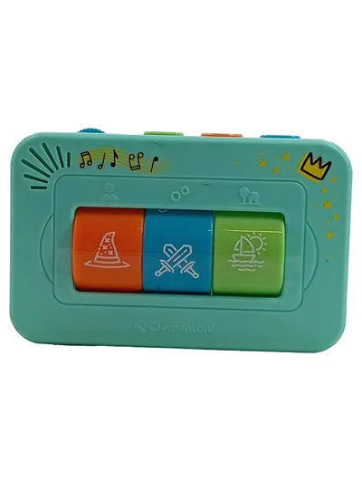 Clementoni Baby Kinder Musikspieler Lernspielzeug Türkis Musik & Bauen