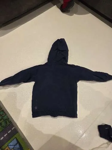 bellybutton Kinder Sweatjacke Kapuzenjacke Gr. 80 Blau Reißverschluss