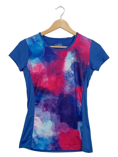 Outhorn Damen Sport Shirt Kurzarm Gr. S Mehrfarbig Watercolor Drylight