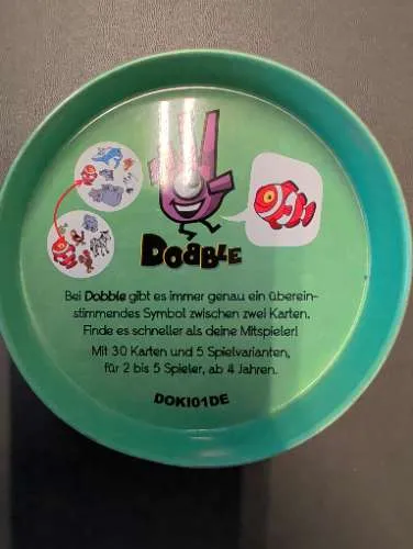Asmodee Dobble Kartenspiel Kinder ab 4 Jahre 30 Karten Reaktionsspiel