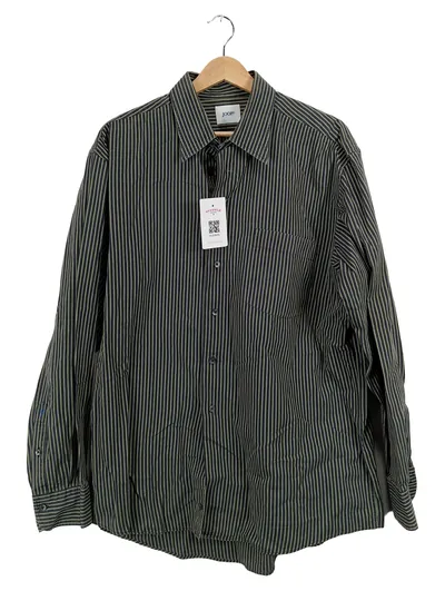 JOOP! Herren Business Hemd Langarm Gr. 43 Grau Gestreift