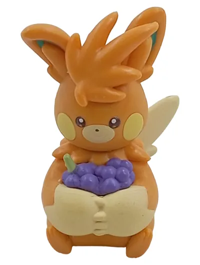 Pokémon Fan Figur Chimchar mit Trauben - offizielle Sammelfigur