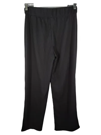 Pageone Damen Stoffhose Schwarz Größe M Elegant Strukturmuster