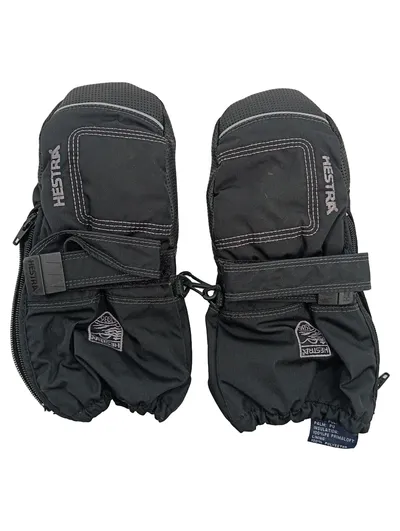 Hestra Kinder Ski Fäustlinge Fausthandschuhe Gr. 3 Schwarz Primaloft