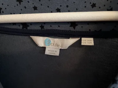 Boden Freizeitkleid Grau Sterne Viskose Gr. 40