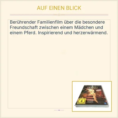 Ein Pferd fürs Leben DVD Familienfilm FSK 6 KSM