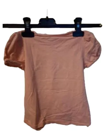 NAME IT Mädchen T-Shirt Gr. 104 Rosa Flip-Flop Print Puffärmel