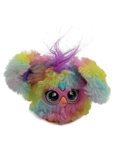 Furby Plüsch Schlüsselanhänger Mehrfarbig Regenbogen Clip Anhänger