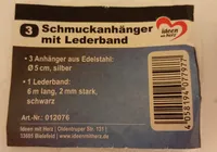Ideen mit Herz Schmuckset 4 Teile Damen Silber Lederband Minimalistisch 5