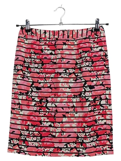 Bruno Banani Damen Rock Bleistiftrock Blumenmuster Rosa Gr. 34 XS