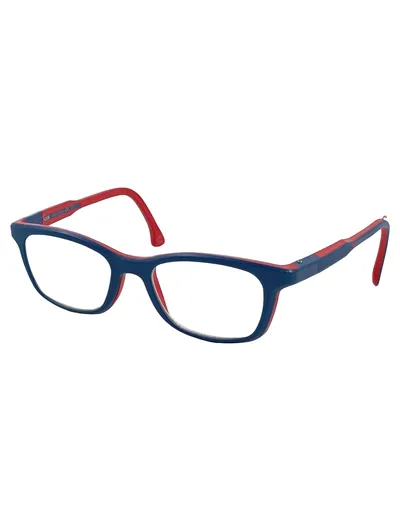LOOK Brillengestell Mod. 5280 Kinder Blau Rot Kunststoff 48-16-135