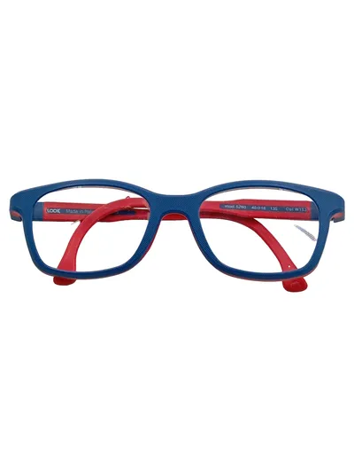 LOOK Brillengestell Mod. 5280 Kinder Blau Rot Kunststoff 48-16-135