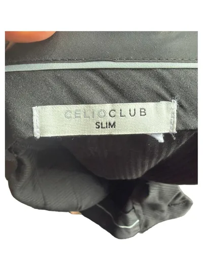 Celio Club Slim Herren Stoffhose Schwarz Gr. 32 Business Hose