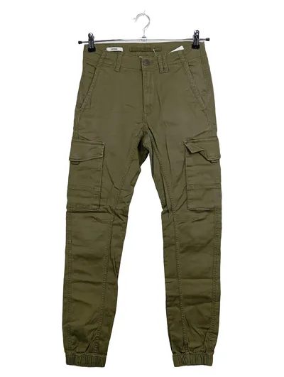 JACK & JONES Herren Cargohose Tapered Oliv Gr. W29/L32 Jogger