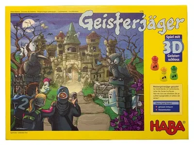 HABA Geisterjäger Brettspiel mit 3D Geisterschloss Kinderspiel