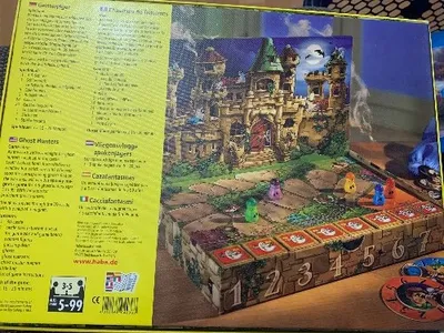 HABA Geisterjäger Brettspiel mit 3D Geisterschloss Kinderspiel