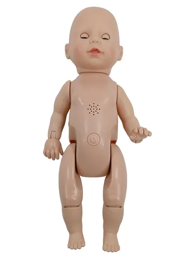 Zapf Creation Babypuppe Junge 41cm beweglich mit Sound blau Augen