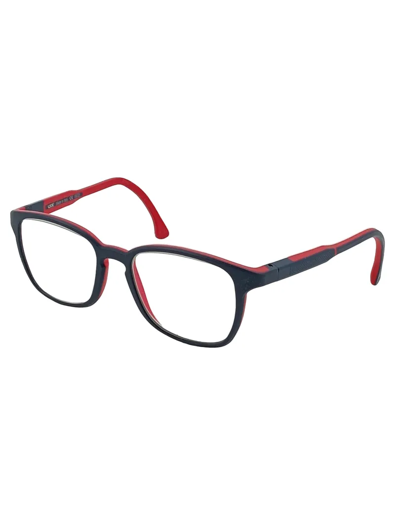 LOOK Kinder Brille Modell 5335 Blau Rot Kunststoff 50-17-130 Made in Italy 1