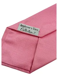 Andrew's Ties Herren Krawatte Rosa Seide Klassisch Business Hochzeit 142cm 2