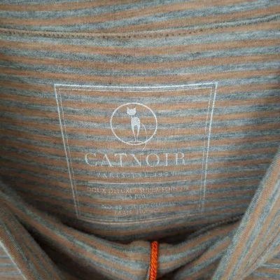 CATNOIR Damen Kleid Gr. 38 Beige Langarm Stehkragen Ziernaht Jersey