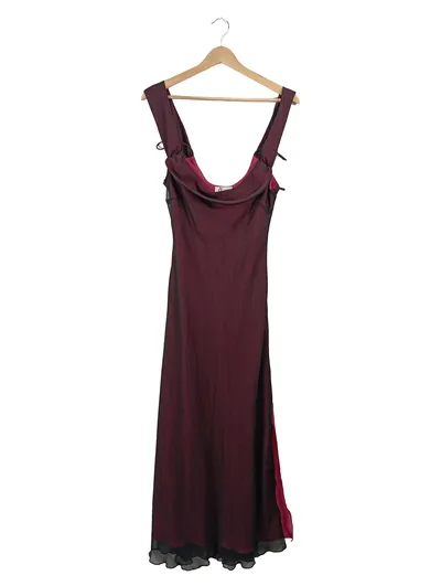 Vivien Caron Abendkleid Lang Damen Gr. 36 Lila Elegant Maxikleid