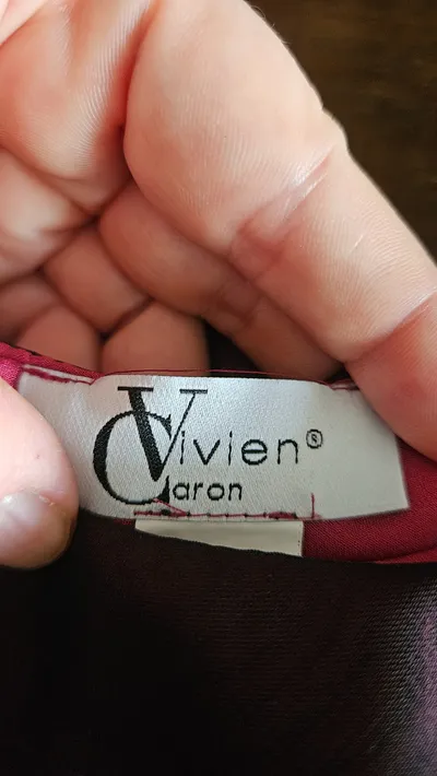 Vivien Caron Abendkleid Lang Damen Gr. 36 Lila Elegant Maxikleid