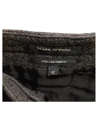 Marc O'Polo Damen A-Linienrock Gr. 42 Grau Wolle Italian Fabric 2