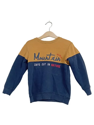 Blue Seven Pullover Jungen Gr. 104 Blau Mountain Outdoor Sweatshirt