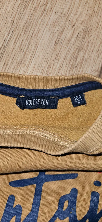 Blue Seven Pullover Jungen Gr. 104 Blau Mountain Outdoor Sweatshirt