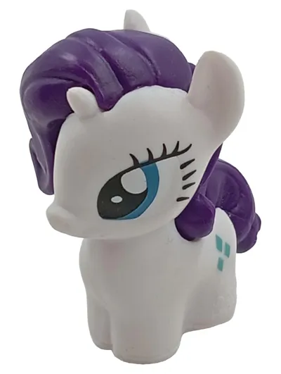 Hasbro My Little Pony Rarity Fan Figur Weiß Lila 5,5 cm Sammelfigur