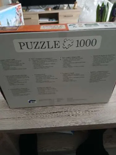 Puzzle 1000 Teile Paris Eiffelturm Sonnenuntergang Bistro Frankreich