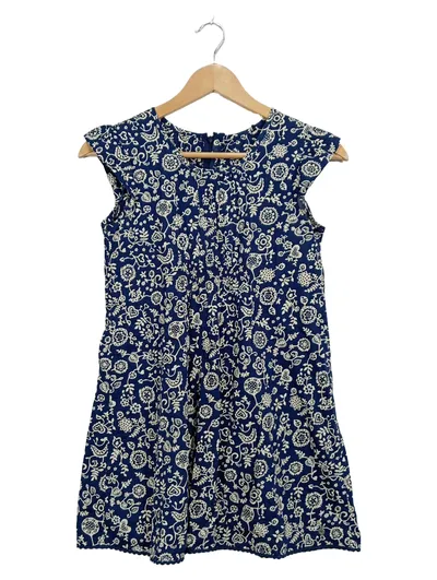 Eat Ants by Sanetta Sommerkleid Mädchen Gr. 140 Blau Blumenmuster