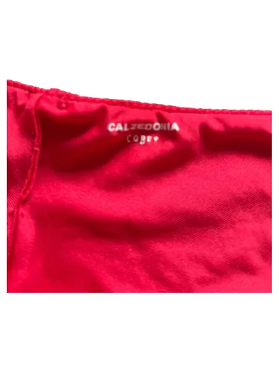 Calzedonia Bikini Damen Rot Größe 36 Halter Push-Up mit Schleife