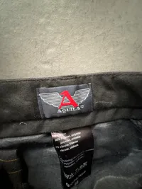 Aquila Herren Anzug Nadelstreifen Schwarz Gr. 98 Business Sakko Hose 6