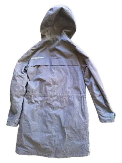 Kari Traa Damen Parka Jacke Gr. M Blau Outdoor Kapuze