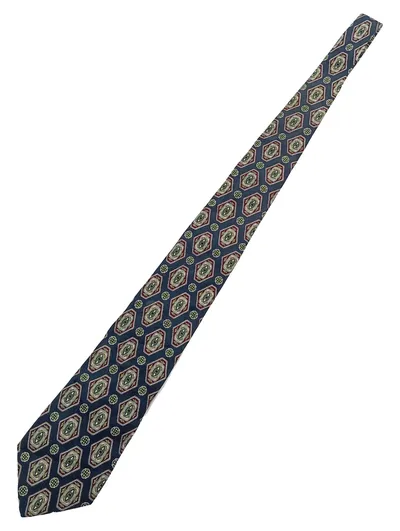 Atwardson Herren Krawatte Seide Blau Geometrisch Klassisch Business 138cm