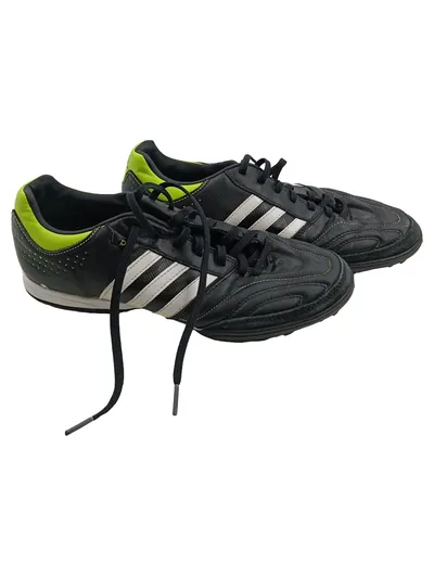 Adidas 11questra Fußballschuhe Herren Gr. 40 Schwarz Neongelb