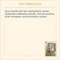 Wut ist ein Geschenk - Arun Gandhi - Vermächtnis Mahatma Gandhi - DuMont Buch 2